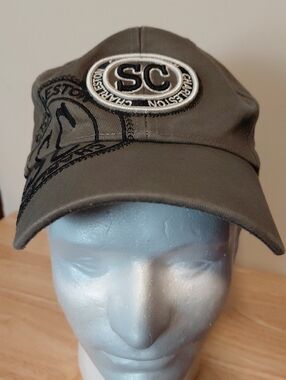 CHARLESTON SOUTH CAROLINA Robin Ruth Black and Gray Label Beanie